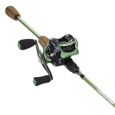 One Bass Fishing Rods Combos, 30-Ton Carbon Fiber Blanks Casting Rods,8.1:1 G... - Image 1 of 4