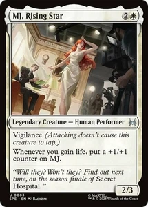 1x (SPE) MJ, Rising Star - Foil MTG Marvel's Spider-Man Eternal NM Magic Foil - Picture 1 of 1