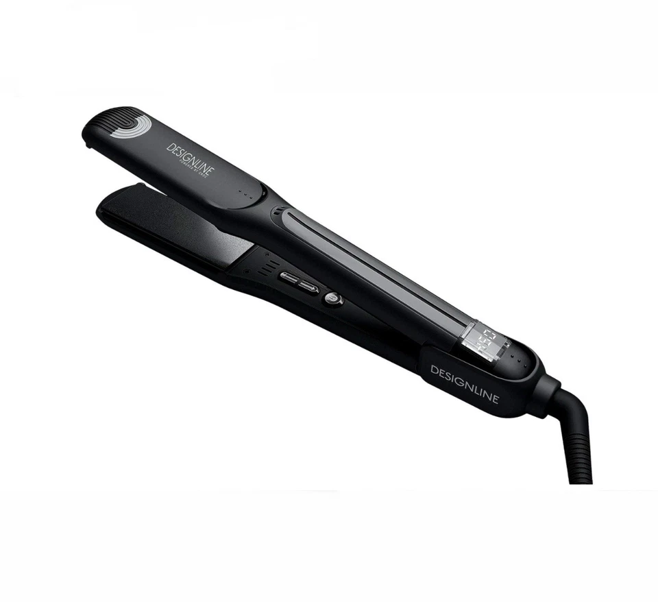 Black Titanium Flat Iron, 450°F Max - Regis DESIGNLINE, Powered by Croc - Image 1 of 2
