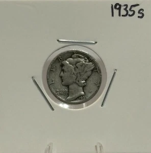 1935 S Mercury Dime, Good, 90% Silver, Very Low Mintage! 🔥🔥 - Picture 1 of 4