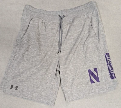 Northwestern Wildcats Shorts Mens Large NCAA Under Armour Basketball Gym Pockets - Image 1 of 4