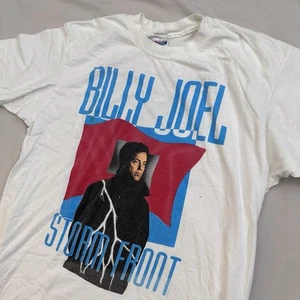Billy Joel Storm Front Tour Band Shirt Vintage Single Stitch 1989 Tee Size L - Picture 1 of 21