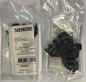 SIEMENS FURNAS 49AB20 00-4 2-N/O AUX CONTACT NEW OLD STOCK ***PREIS PRO ARTIKEL** - Bild 1 von 3