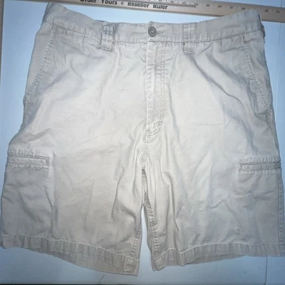 Hobie 1950 Pantalones Cortos Hombre 36 Caqui 100% Algodón Beige Foto 1 de 4