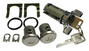 Ignition and Door Lock Set 1969 Camaro 1971-1977 Vega 1973-1978 Chevy/GMC Truck - Picture 1 of 2
