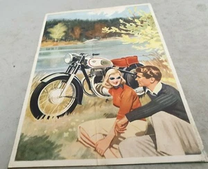 1948 ? HOREX 350cc REGINA Motorcycle Original Sales Brochure VERY RARE - Bild 1 von 5