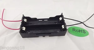 1x Hold Two Li-ion 18650 X2 2X18650 DIY Battery Holder Case With 4 Lead Wire - Picture 1 of 4