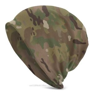 Camouflage Army Knitted Hat -Novelty Polyester Bonnet Winter Warm Cotton Beanies
