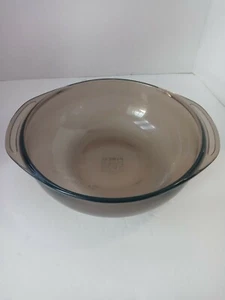 Pyrex Schüssel 024 2L Modell F-33 bernsteinfarbene Griffe massiv Retro Pyrex 8,5 Zoll - Bild 1 von 5