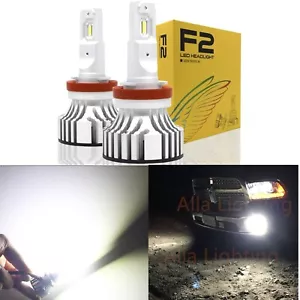 Alla Lighting D-CR H11 LED Headlight Bulbs Xenon White Headlamps - Foto 1 di 6