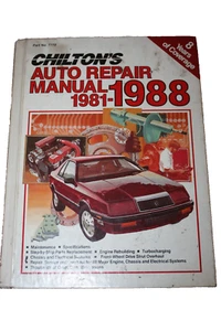 Chilton's Auto Repair Manual 1981-1988 by Chilton Automotive Editorial Staff... - Imagen 1 de 6