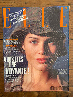 ELLE French Juillet 1993 - Rebecca ROMIJN - Mode Fashion Publicité Vintage • 9.84€