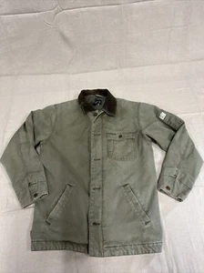 Gap Gear Kids Boys Sz XXL Olive Collared Military Utility Jacket Coat - Picture 1 of 19