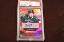 2015 Leaf - Prospect - Autograph - Mitchell Marner 3/10- Card # MM3 -PSA NM-MT 8