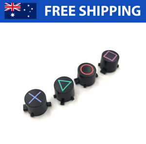 PS4 Action Buttons (Black) X Circle Triangle Square for PlayStation 4 Controller