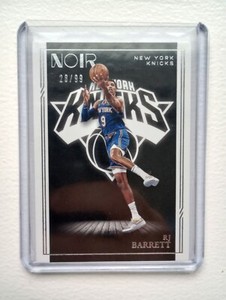 RJ BARRETT {#/99} New York Knicks 2020 Panini Noir