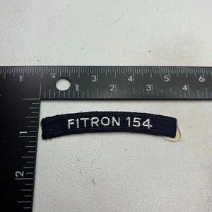 US Navy STRIKE FIGHTER SQUADRON FITRON 154 Tab Patch Rocker UIM Military 49TZ - Picture 1 of 2