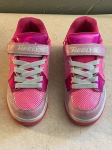 Heelys Kids Plus X2 Lighted Roller Shoes Pink Size Y5 - Picture 1 of 10