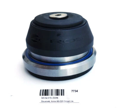 Acros AiX-329 AH Steuersatz Tapered schwarz IS52 / 40 IS42 / 28.6 schwarz OEM