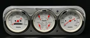1937 1938 Chevy Car 2 Gauge Dash Panel Quad Style Set Mechanical Metric - Foto 1 di 8