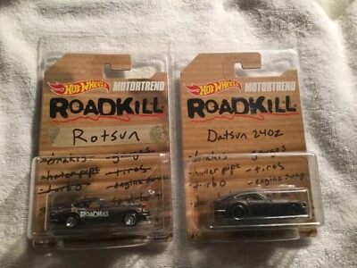 Hot Wheels 2020 RLC Motortrend Roadkill Rotsun Custom & Datsun 240z IN HAND - Image 1 of 2
