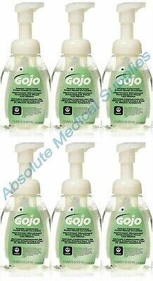 *6-Pack* Gojo Green Certified Foam Hand Cleaner 222mL Tabletop Bottle 5715-06 • 32.36£
