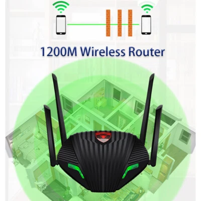 1200M Wireless Router Wifi Signal Booster Gigabit WiFi Amplifier wifi repeater - Image 1 of 4