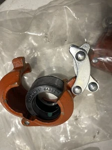 Gruvlok Hingelok 1” Sprinkler Pipe Coupling Victaulic Snap Joint 78 Fire 33.7 MM - Picture 1 of 6