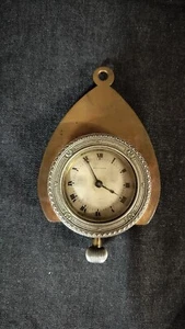 Rare Antique Waltham Dash Clock, Silver, Early 1900s Automobile Clock - Picture 1 of 5