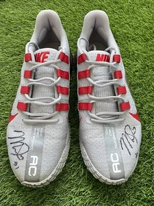 Mike Trout Los Angeles Angels Game Used Worn Batting Practice Shoes Signed 2021 - Picture 1 of 7