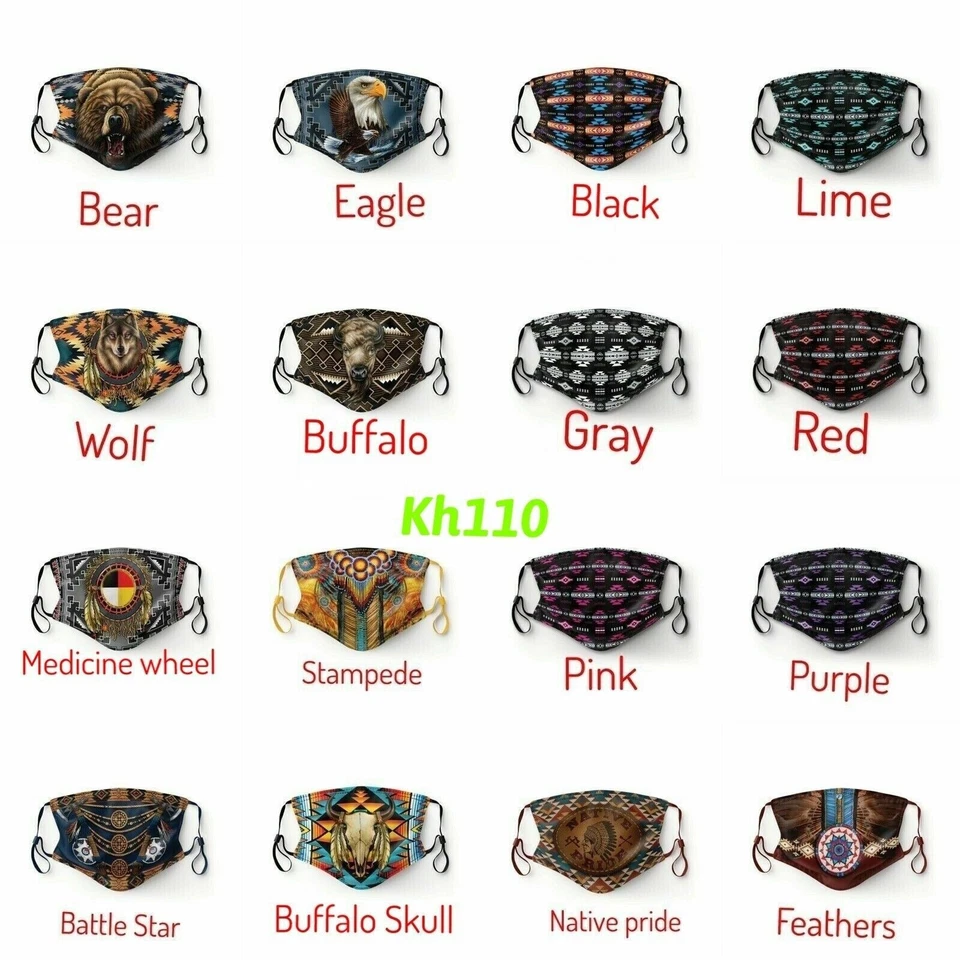 Southwest Navajo Print Rusable washable Face Cover Mask - Image 1 of 1