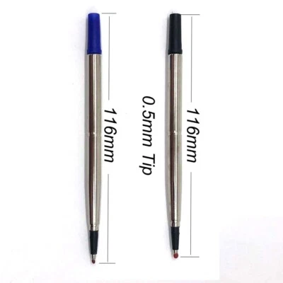 CAODUREN Ricariche penna a sfera punta 116 mm lunghezza 0,5 mm per Parker 3021531