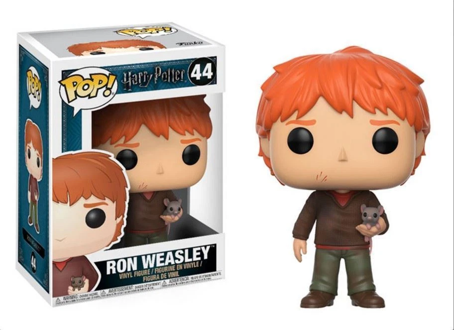 Harry Potter - Ron Weasley Con Scabbers 9.5cm Pop Vinyl Figura Funko 44 - Imagen 1 de 1