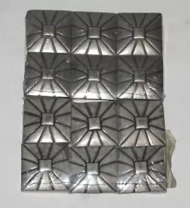 1 1/2" x 1 1/2" Zinn Schnalle Metall Akzent Wandfliese - Menge 12 Stck. - Bild 1 von 4