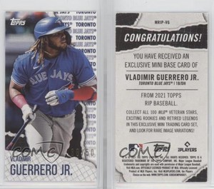 2021 Topps Rip Mini /50 Vladimir Guerrero Jr #MRIP-VG