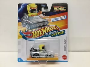 2024 HOT WHEELS RACER VERSE MARTY McFLY RADIATION SUIT BACK TO THE FUTURE CHASE - Picture 1 of 9