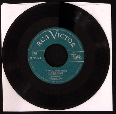 EDDY ARNOLD THERE'S BEEN A CHANGE IN ME/TIE ME TO YOUR... VINYL 45 VG 46-132 - Image 1 of 2