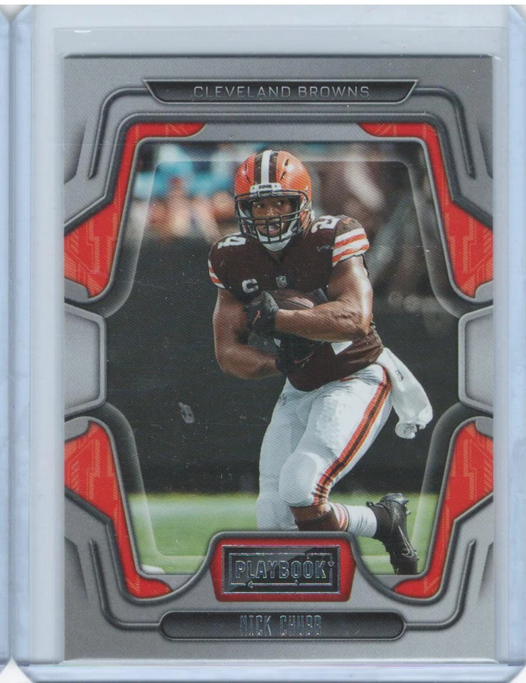 Nick Chubb 2022 Panini Playbook #8 Cleveland Browns - Image 1 of 1