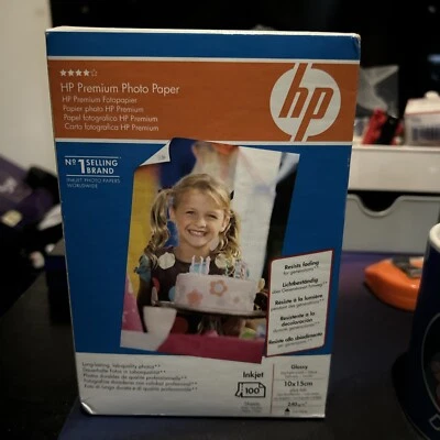 Papel Fotográfico HP Premium Brillante 240gsm 100x150mm Ref Q8032A [100 Hojas] Foto 1 de 3