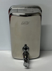 Sabco Professional Stainless Steel hand soap dispenser 1L Capacity Easy Refill - Bild 1 von 4