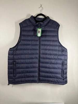 Solaris Big/Tall Men's Natural Down Lightweight Packable Quilted Puffer Vest 3XB - Image 1 of 4