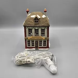 Department 56 Dickens Village Fezziwig's Warehouse Porcelain 1986 #6500-5 Light - Picture 1 of 7