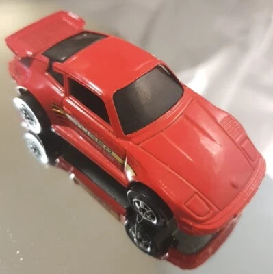 1991 HOT WHEELS #148 "PORSCHE 930" RED & YELLOW STRIPE TURBO *RARE* *ERROR* CAR - Image 1 of 4