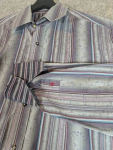 Robert Graham Shirt Mens Size Medium Dressy Floral Casual Button Up Long Sleeve - Picture 1 of 12