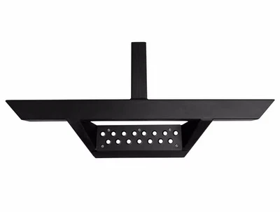 Black Horse 2" Inlet Impact Hitch Rear Step Black Steel Guard Fit All SUV IM-HSB Foto 1 de 4
