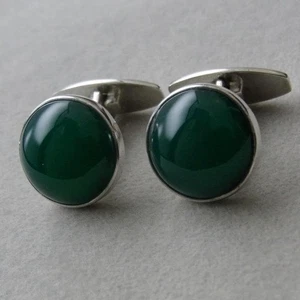 Gemelos de plata daneses nórdicos vintage "NEFROM" - Imagen 1 de 8