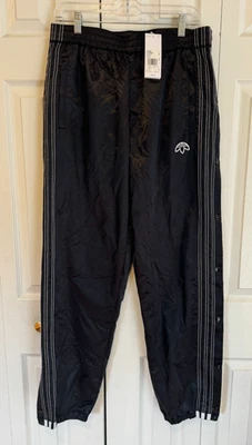 Adidas Alexander Wang AW Adibreak Breakaway Pants Black White Men's Size L NEW - Image 1 of 4