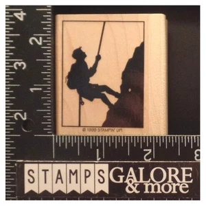 Stampin' Up! GUMMISTEMPEL 1999 UNTERWEGS BERGSTEIGEN SEIL HOBBYS #06 - Bild 1 von 3