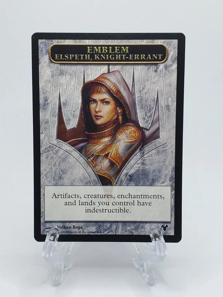 Elspeth, Knight-Errant - Modern Event Deck 2014 - Emblem - MTG - NM - Image 1 of 4
