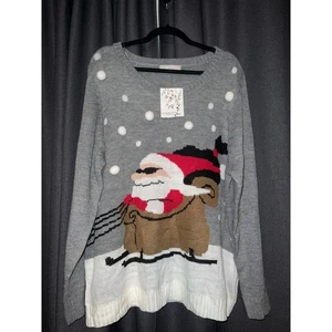 Suéter Feo Navidad Navidad Talla 3X Nuevo Con Etiquetas - Imagen 1 de 3